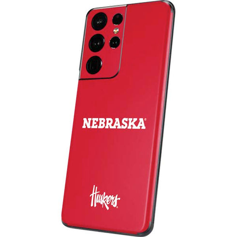 University of Nebraska Red Galaxy S21 Ultra 5G Skin