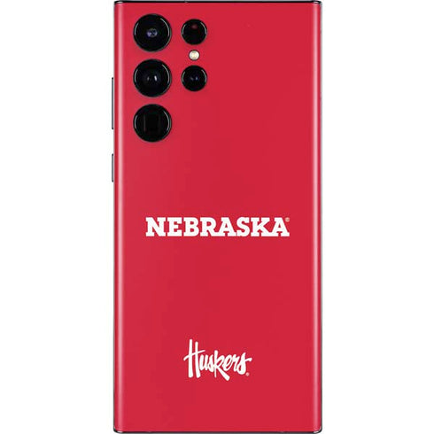 University of Nebraska Red Galaxy S22 Ultra Skin