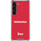 University of Nebraska Red Galaxy S23 Clear Case