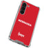 University of Nebraska Red Galaxy S23 Clear Case