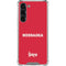 University of Nebraska Red Galaxy S23 Plus Clear Case