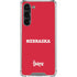 University of Nebraska Red Galaxy S23 Plus Clear Case