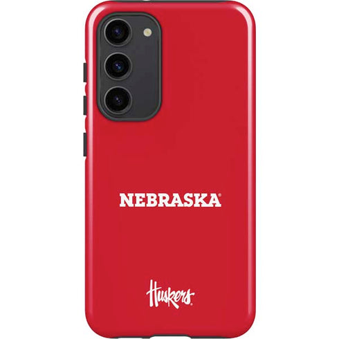 University of Nebraska Red Galaxy S23 Plus Pro Case
