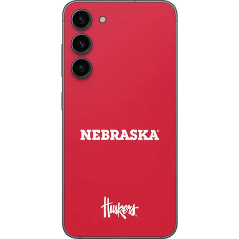 University of Nebraska Red Galaxy S23 Plus Skin