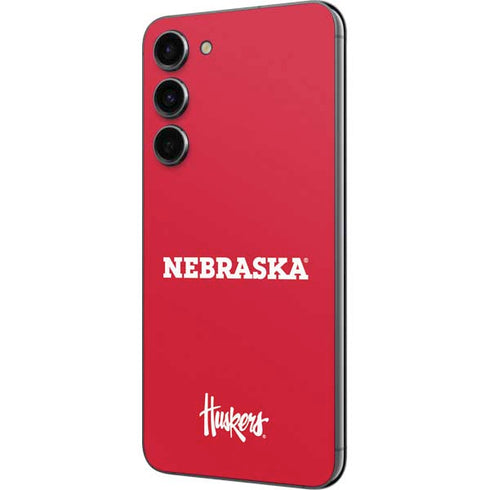 University of Nebraska Red Galaxy S23 Plus Skin