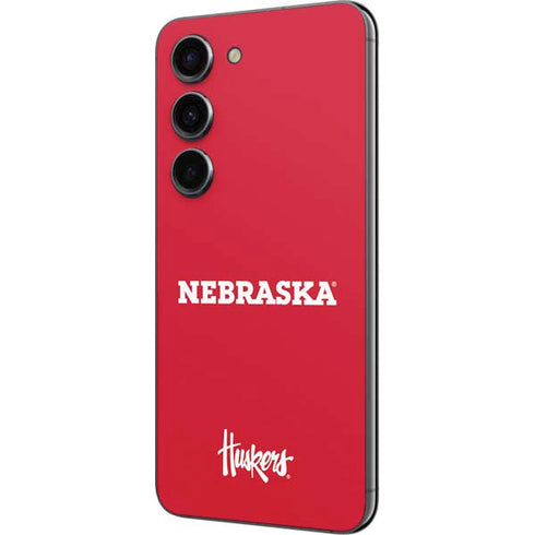 University of Nebraska Red Galaxy S23 Skin