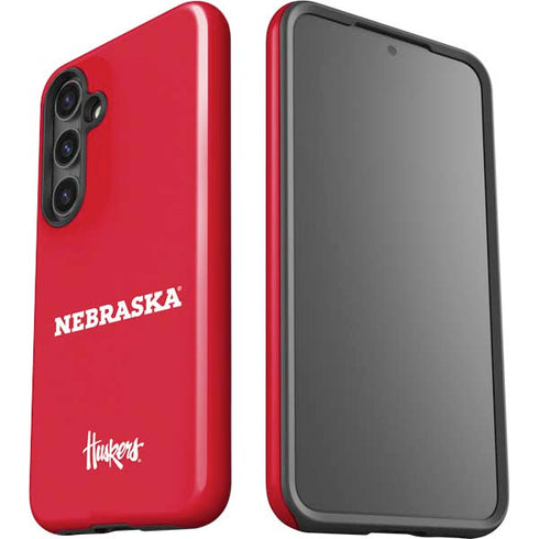 University of Nebraska Red Galaxy S24 Plus Impact Case