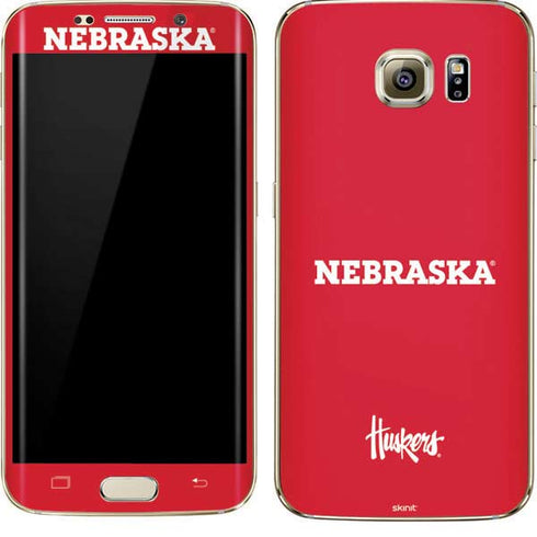University of Nebraska Red Galaxy S7 Edge Skin