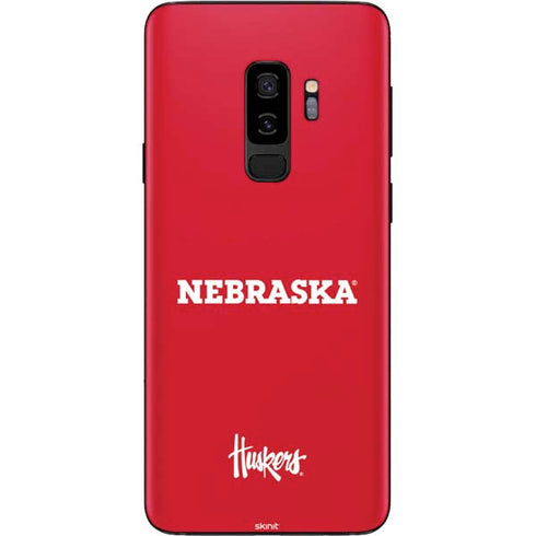 University of Nebraska Red Galaxy S9 Plus Skin