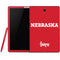 University of Nebraska Red Samsung Galaxy Tab Skin