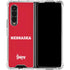 University of Nebraska Red Galaxy Z Fold4 5G Clear Case
