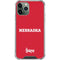 University of Nebraska Red iPhone 11 Pro Max Clear Case
