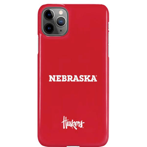 University of Nebraska Red iPhone 11 Pro Max Lite Case