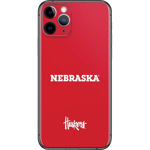 University of Nebraska Red iPhone 11 Pro Skin