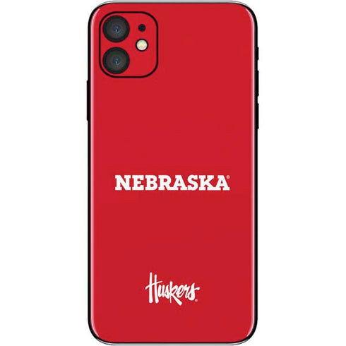 University of Nebraska Red iPhone 11 Skin