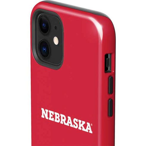 University of Nebraska Red iPhone 12 Impact Case