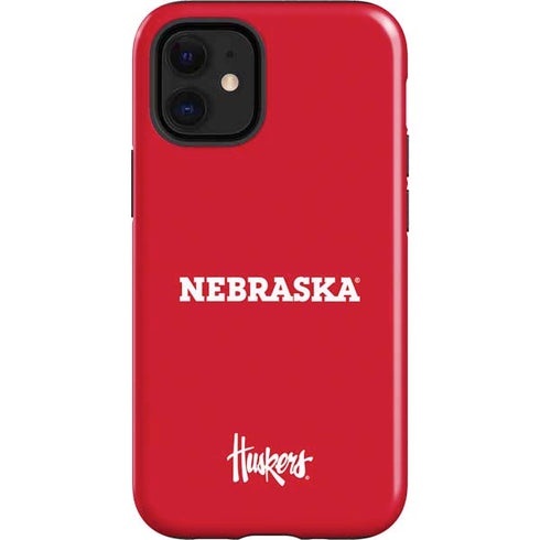 University of Nebraska Red iPhone 12 Mini Impact Case