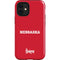 University of Nebraska Red iPhone 12 Mini Impact Case