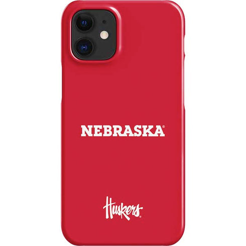 University of Nebraska Red iPhone 12 Mini Lite Case