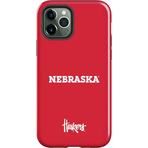 University of Nebraska Red iPhone 12 Pro Impact Case