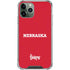 University of Nebraska Red iPhone 12 Pro Max Clear Case