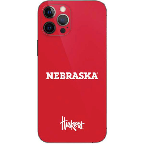University of Nebraska Red iPhone 12 Pro Max Skin