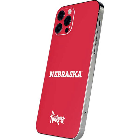 University of Nebraska Red iPhone 12 Pro Max Skin