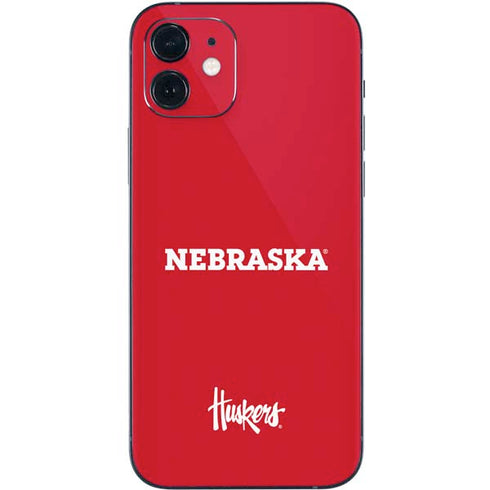 University of Nebraska Red iPhone 12 Skin