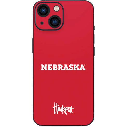 University of Nebraska Red iPhone 13 Mini Skin