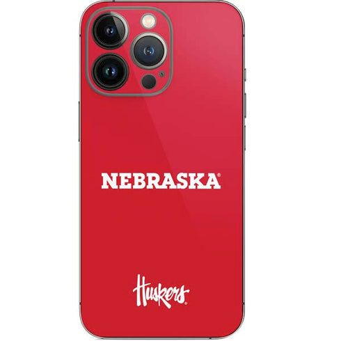 University of Nebraska Red iPhone 13 Pro Skin