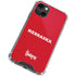 University of Nebraska Red iPhone 14 Plus Clear Case