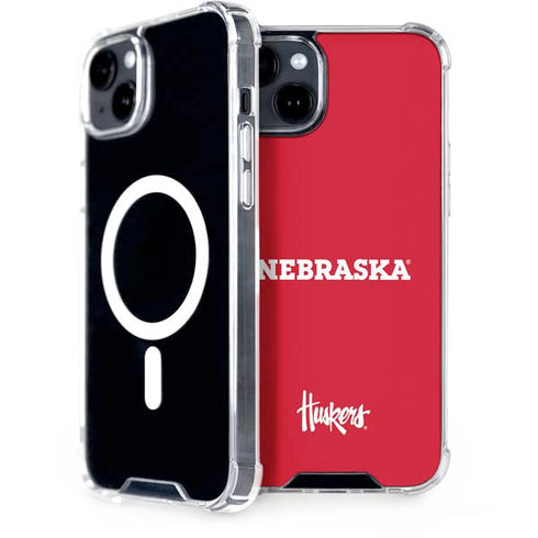 University of Nebraska Red iPhone 15 Plus MagSafe Case