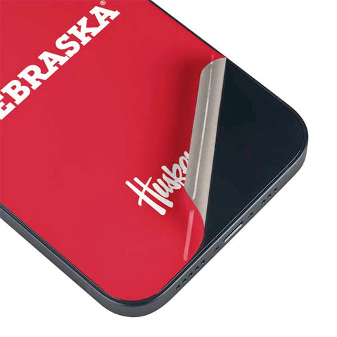 University of Nebraska Red iPhone 15 Plus Skin