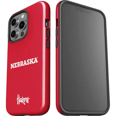 University of Nebraska Red iPhone 15 Pro Impact Case