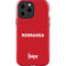 University of Nebraska Red iPhone 15 Pro Max Impact Case