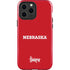 University of Nebraska Red iPhone 15 Pro Max Impact Case