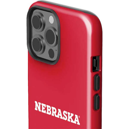 University of Nebraska Red iPhone 15 Pro Max Impact Case