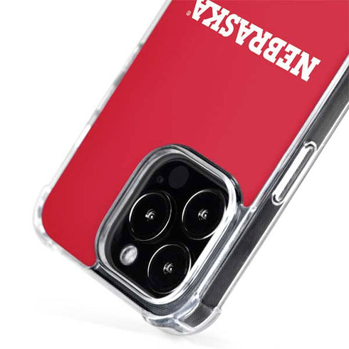 University of Nebraska Red iPhone 15 Pro Max MagSafe Case
