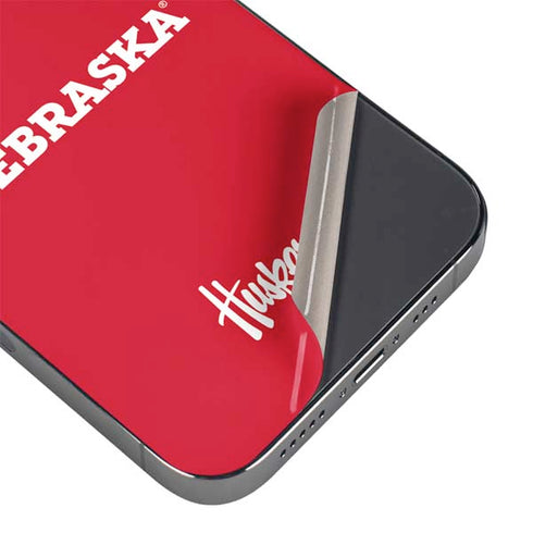 University of Nebraska Red iPhone 14 Pro Max Skin