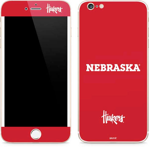 University of Nebraska Red iPhone 6/6s Plus Skin