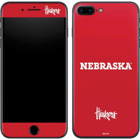 University of Nebraska Red iPhone 8 Plus Skin