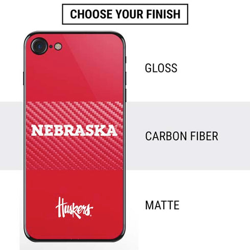 University of Nebraska Red iPhone SE (2nd & 3rd Gen) Skin