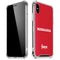 University of Nebraska Red iPhone XS Max Clear Case