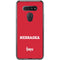 University of Nebraska Red LG K51/Q51 Clear Case