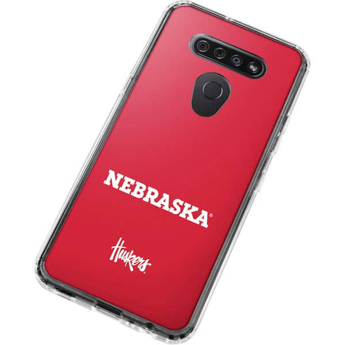University of Nebraska Red LG K51/Q51 Clear Case