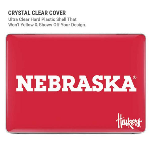 University of Nebraska Red MacBook Air 15in (2023-2025) Case plus Skin