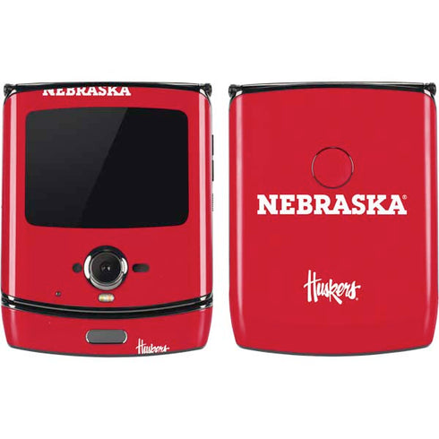 University of Nebraska Red Motorola RAZR Skin