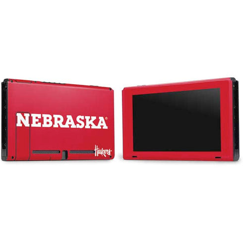 University of Nebraska Red Nintendo Switch Bundle Skin