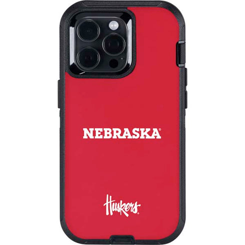 University of Nebraska Red Otterbox Defender iPhone Skin
