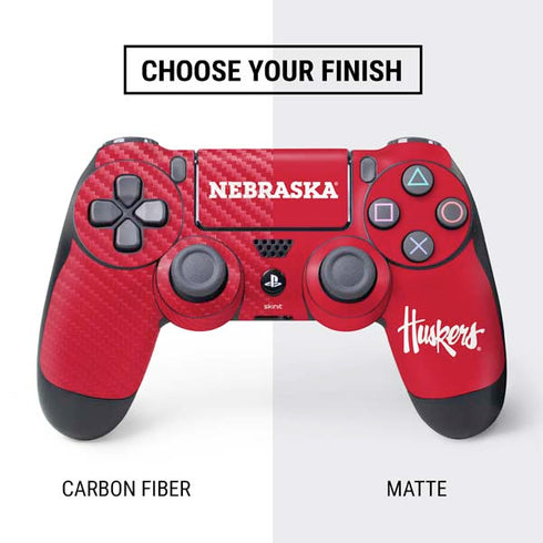 University of Nebraska Red PS4 Controller Skin